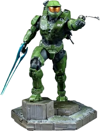 Halo Infinite: Master Chief Grappleshot PVC Statue 10"