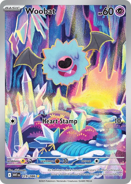 Woobat 119/086 [Holo IR]
