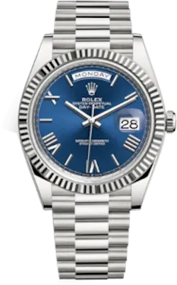 Daydate 40 Blue White