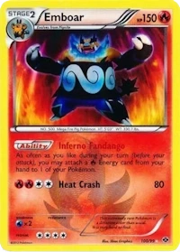 Next Destinies 100/99 Emboar (Secret Rare)