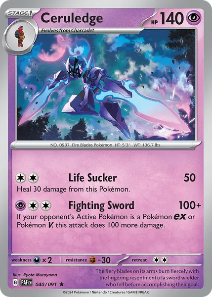 Ceruledge 040/091 [Holo]