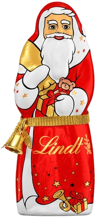 Santa Claus made of milk chocolate