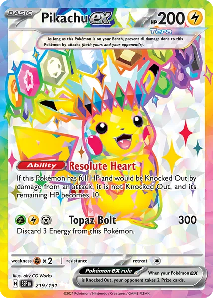 Pikachu ex 219/191 [Holo Ultra]