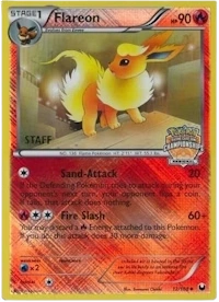 Dark Explorers 12/108 Flareon (Regional League Promo STAFF)