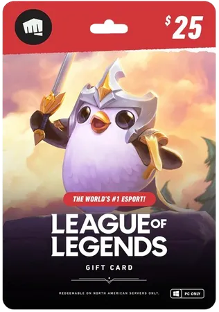 League of Legends $25 Gift Card