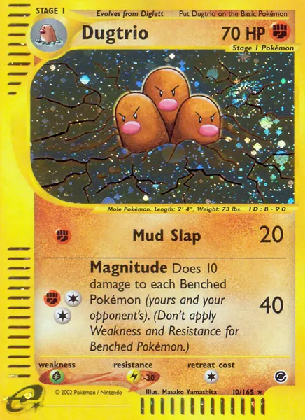Dugtrio 10/165 [Reverse Holo]