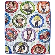 One Piece Fi Arc SD Badges Throw Blanket