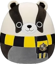 Squishmallows Original Harry Potter 10-Inch Hufflepuff Badger Plush - Medium-Sized Ultrasoft Official Jazwares Plush