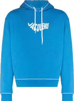 Wave Logo-print Hoodie