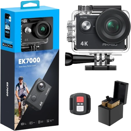 Action Camera with EIS Ultra HD EK7000 4K30FPS 20MP