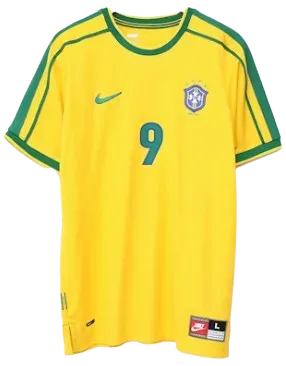 Nike Brazil 1998 Reissue Ronaldo Soccer Replica Jersey