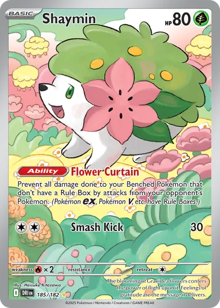 Shaymin 185/182 [Holo IR]