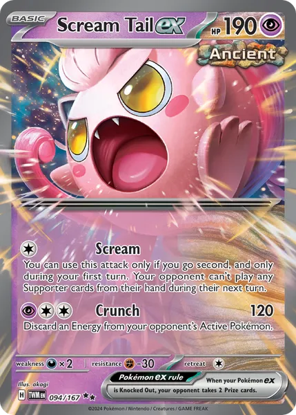 Scream Tail ex 094/167 [Holo]