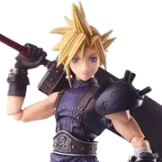 Final Fantasy VII Cloud Strife Bring Arts Action Figure - ReRun