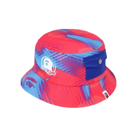 Stroke Camo Pocket Bucket Hat