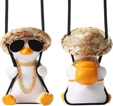 Swinging Duck Car Deco