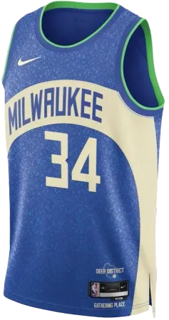 Giannis Antetokounmpo Milwaukee Bucks City Edition 2023/24 Jersey