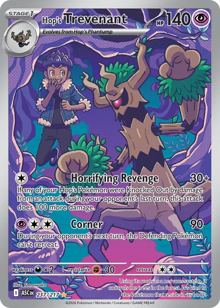 Hop's Trevenant 237/217 [Holo IR]