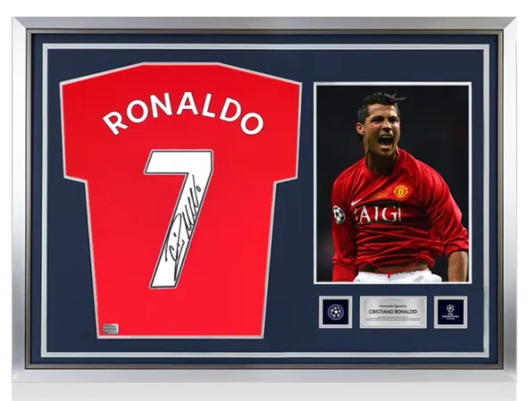 Signed Cristiano Ronaldo Manchester United 2019-20 Home Shirt