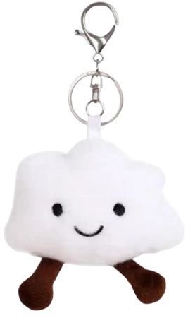 Cute Plush Cloud Pendant
