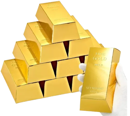 Gold Bar Candy Box