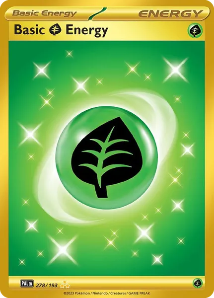 Basic Grass Energy 278/193 [Holo Hyper]