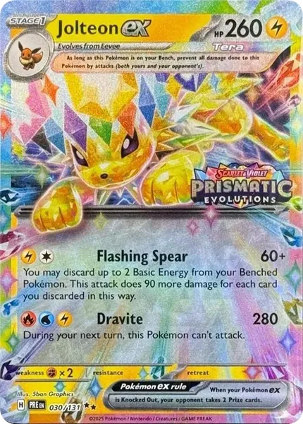 Jolteon ex [Stamped] 30