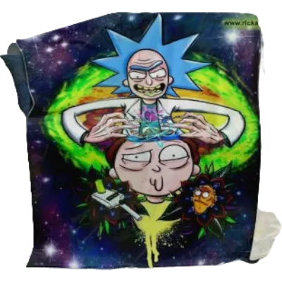 Rick & Morty 3D Funny Microfleece Blanket
