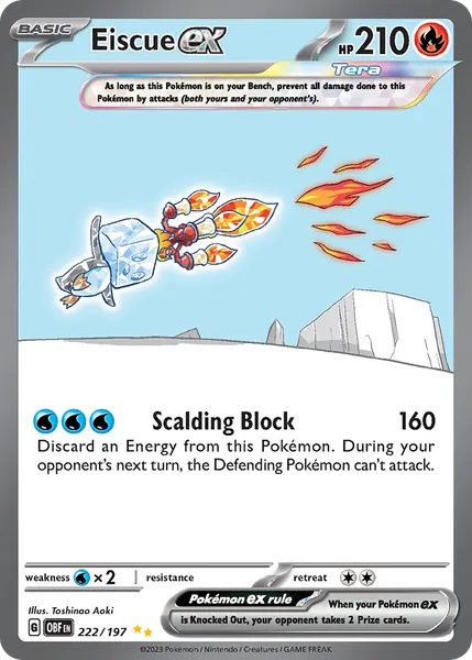 Eiscue ex 222/197 [Holo SIR]