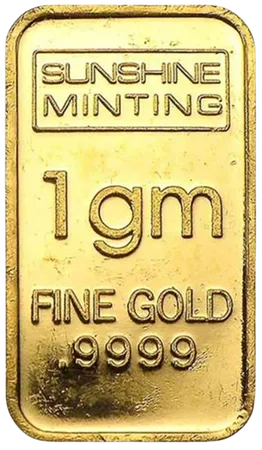 1 gram Gold Bar - Secondary Market