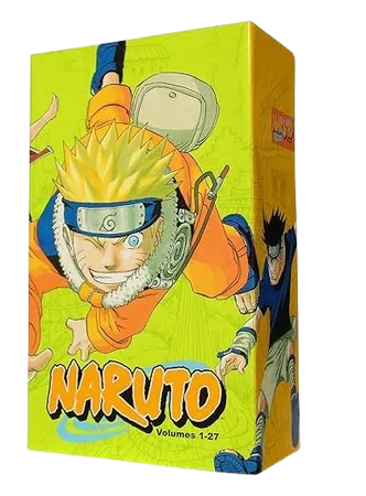 Naruto Box Set 1: Volumes 1-27 with Premium