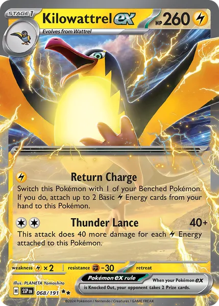 Kilowattrel ex 068/191 [Holo]