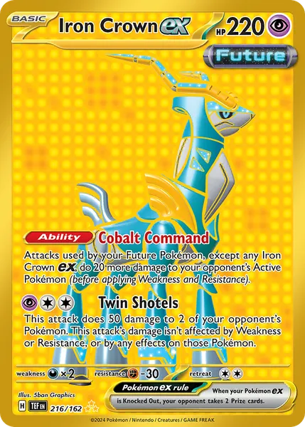 Iron Crown ex 216/162 [Holo Hyper]