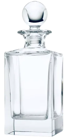 Classic Square Decanter in Crystal Glass