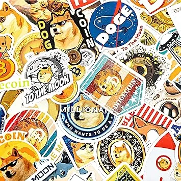 Dogecoin Stickers 69 Pack